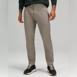 Men's Lululemon Commission Classic Fit Pants Carbon Dust 36 x 30